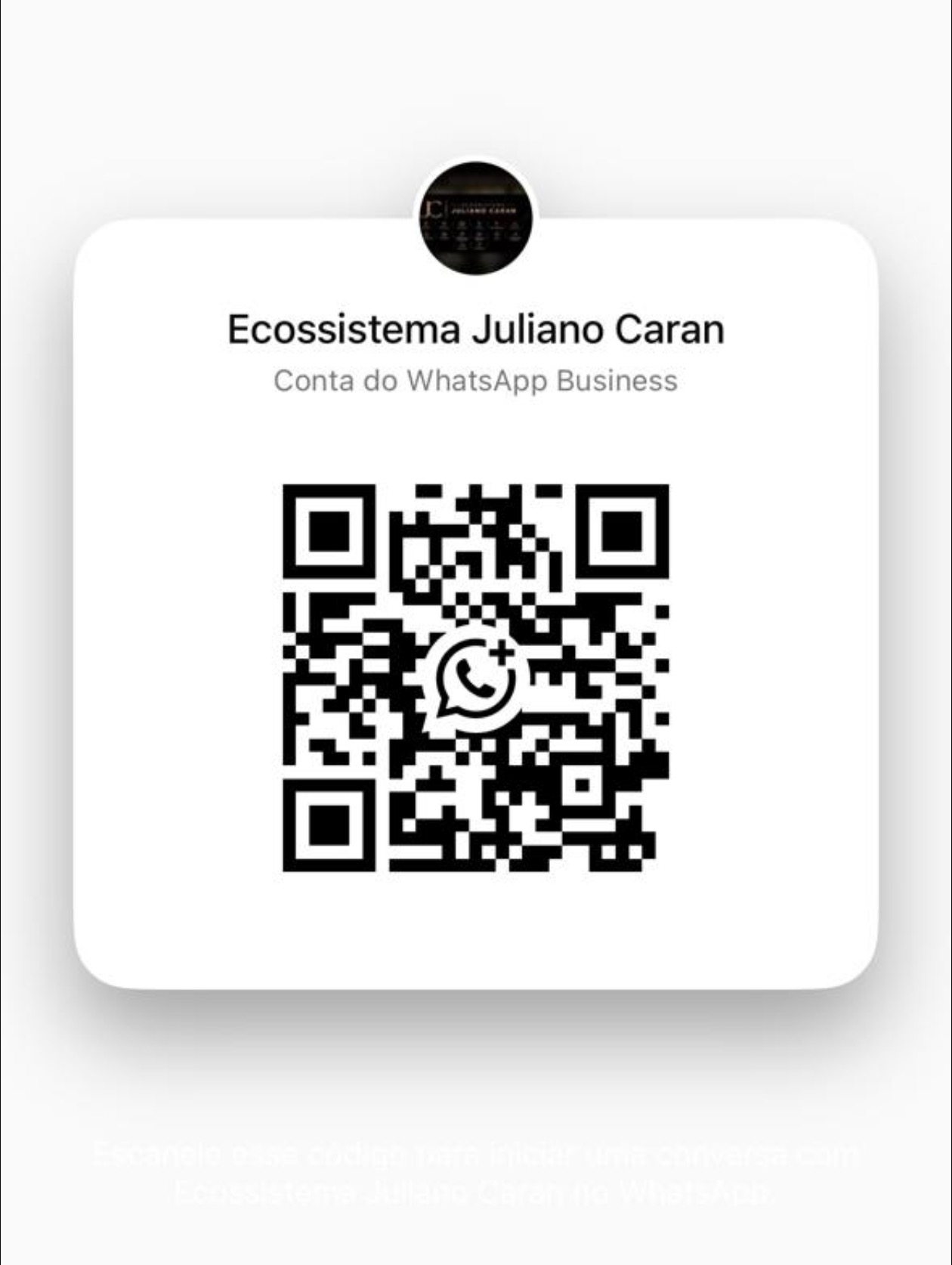QR Code do Ecossistema Juliano Caran